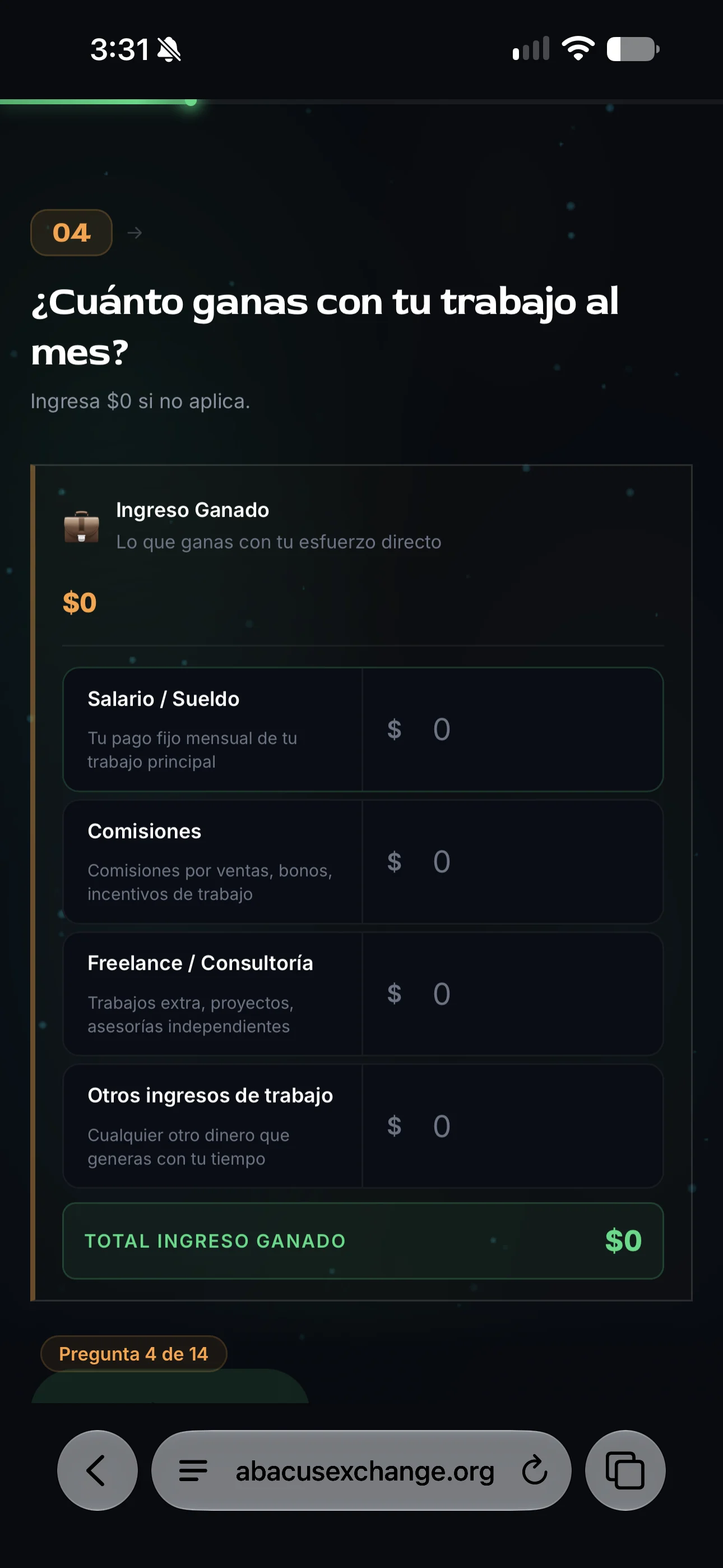 Funnel Diagnóstico, paso 4